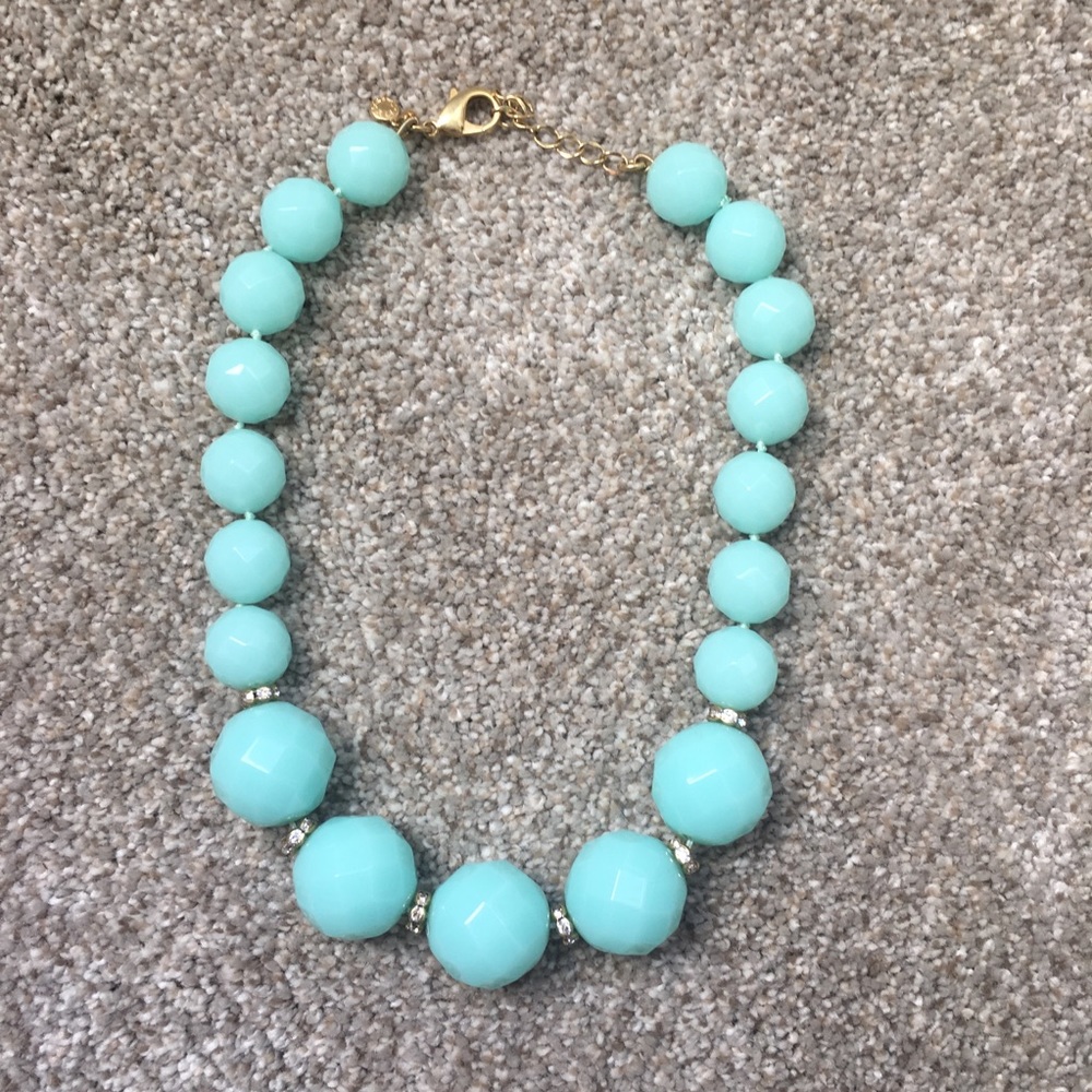 J.Crew Turquoise Chunky Statement Necklace - Picture 3 of 6